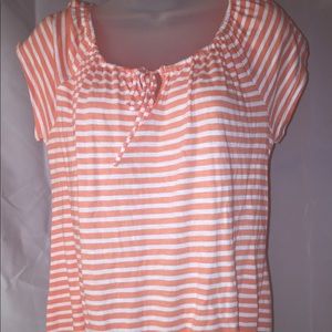 Old navy shirt sleeve striped top s
